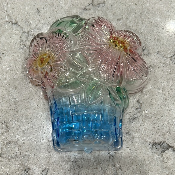 Indiana Glass Flower Dish - Picture 6 of 9